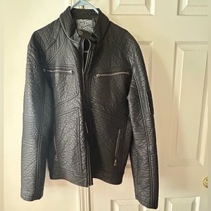 Affliction men’s leather jacket size M